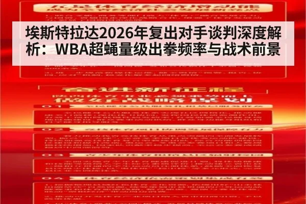 埃斯特拉达2026年复出对手谈判深度解析：WBA超蝇量级出拳频率与战术前景